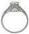 Antique 0.96ct Diamond Engagement Ring Photo 4