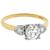 diamond 14k yellow gold engagement ring  3