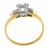 diamond 14k yellow gold engagement ring  4