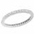 platinum diamond eternity wedding band  3