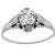 diamond 18k white gold engagement ring 3