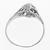 diamond 18k white gold engagement ring 4