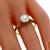 diamond 18k yellow gold engagement ring  2