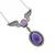 amethyst diamond platinum necklace 4