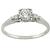 Diamond Platinum Engagement Ring 