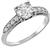 0.50ct  Diamond Platinum Engagement Ring