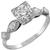 Antique 1920s 0.87ct Old Mine Cut Diamond Platinum Engagement Ring 