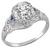 antique 2.02ct diamond engagement ring photo 1