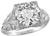 antique 2.27ct diamond engagement ring photo 1