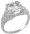 antique 2.27ct diamond engagement ring photo 3