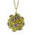 18k yellow gold amethyst ball fob/ pendant 2