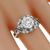 Art Deco 2.19ct Diamond Sapphire Platinum  Engagement Ring 2