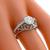 antique diamond platinum engagement ring 2