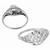 platinum diamond engagement ring 3