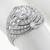 art deco  platinum diamond engagement ring 2