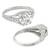 platinum diamond engagement ring 3