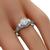 0.70ct Old European Cut Diamond 18k White Gold  Engagement Ring