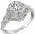  diamond platinum engagement ring 1