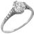 diamond platinum engagement ring  1