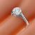 diamond platinum engagement ring  2