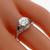 diamond 18k white gold engagement ring  2