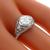  diamond platinum engagement ring 2