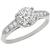  diamond platinum engagement ring photo 1