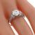 diamond platinum engagement ring  2