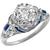 diamond platinum engagement ring 1