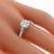 diamond platinum engagement ring  2