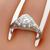 diamond platinum engagement ring  2