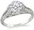 gia old mine cut diamond art deco engagement ring 010518 1