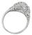 antique gia certified 1.43ct diamond engagement ring photo 3