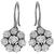 Diamond Silver Drop Earrings
