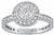 antique style 0.92ct center diamond engagement ring photo 1