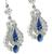 4k white gold sapphire and diamond earrings 2