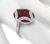 antique style 3.50ct ruby 0.70ct diamond ring photo 2