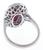 antique style 3.50ct ruby 0.70ct diamond ring photo 4