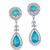 18k white gold opal and diamond chandelier earrings 3