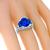 Antique GIA Natural 8.00ct Sapphire Diamond Platinum Ring