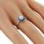 Antique  0.57ct Diamond Sapphire Engagement Ring
