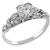 Antique 0.65ct Diamond Engagement Ring