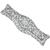 Old Mine Cut Diamond  Platinum Bar Pin 