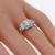 Art Deco 0.76ct Old Mine Cut Diamond Platinum Engagement Ring
