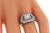 Vintage Old Mine Cut Diamond Platinum Engagement Ring