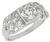 0.85ct diamond 14k gold engagement ring 3/4 view photo