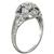 0.89ct Diamond Art Deco Engagement Ring