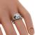 Art Deco 1.38ct Cushion Cut Diamond Platinum Engagement Ring