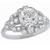 art deco diamond  platinum engagement ring 1