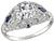 Art Deco 2.36ct Diamond Engagement Ring